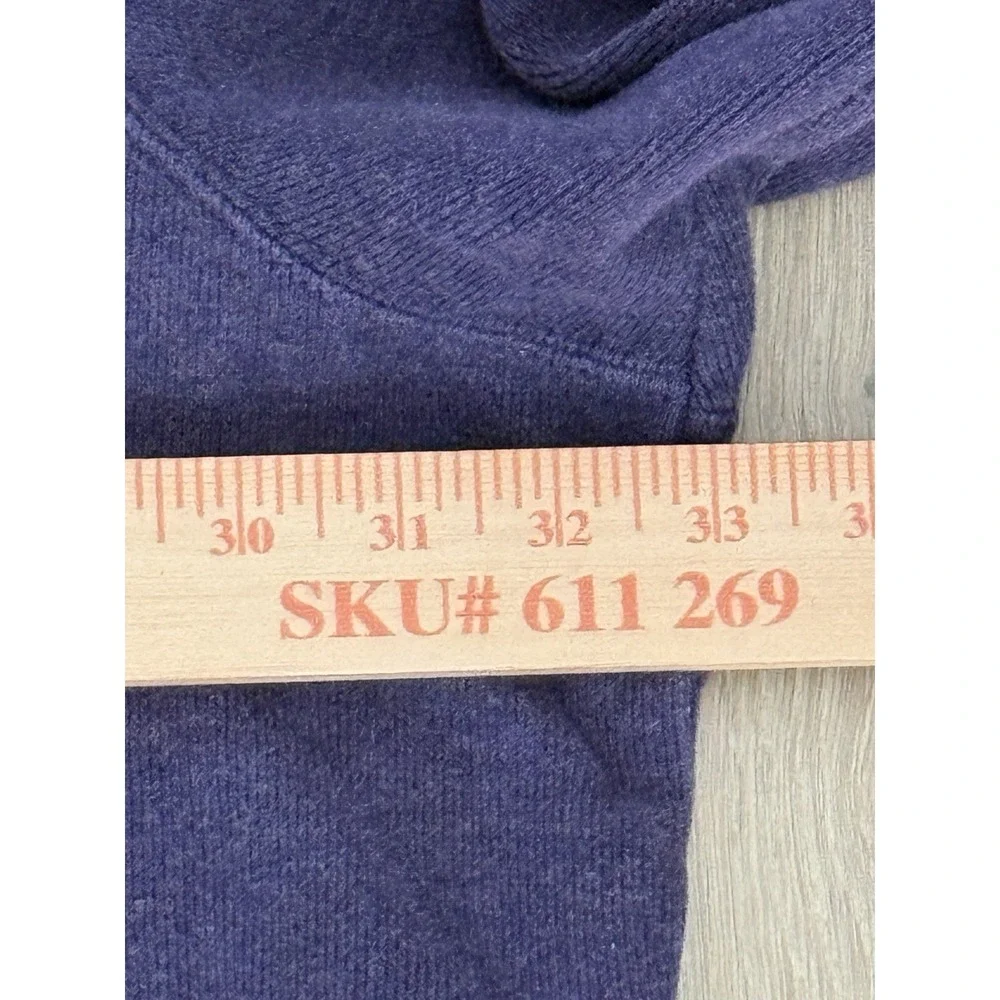 Polo Ralph Lauren Sweater Mens 4XB Big Purple Quarter Zip 100% Cotton Green Pony